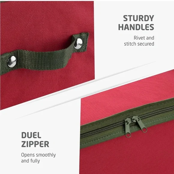 ZOBER Christmas Ornament Storage Stores 64 Ornaments 3 Inch Cube Compartments - Picture 8 of 8